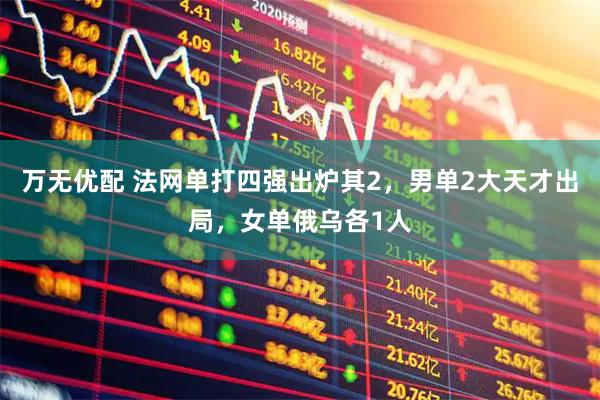 万无优配 法网单打四强出炉其2，男单2大天才出局，女单俄乌各1人